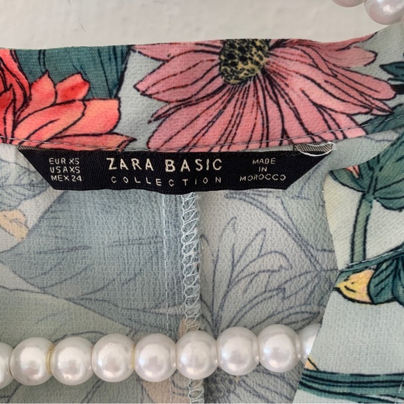 Zara Floral Button Up Tunic Dress - Picture 11 of 12